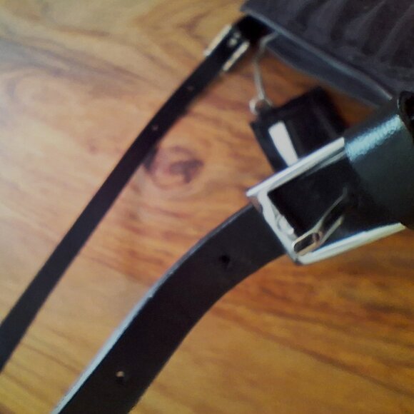 Tommy Hilfiger Rare Vintage Zebra Handbag with attached Mirror circa 90s/Y2K - Picture 5 of 6